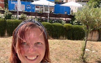 Michelle Keller in Medjugorje