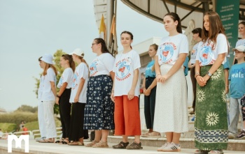 Young people in Medjugorje at Mladifest.