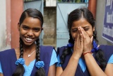 Students from Navjeevan Sisters of the Cross in India