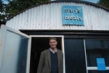 Magnus MacFarlane-Barrow at the Shed in Dalmally