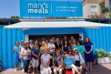 Mary's Meals visitors in Medjugorje
