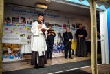 Medjugorje parish priest Zvonimir Pavičić at Mary's Meals Information office 