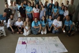Picture of Youth Ambassadors taking part in a Youth Gathering at Mladifest 2024. 