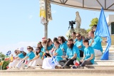 Image of young people on stage at Mladifest 2025. 